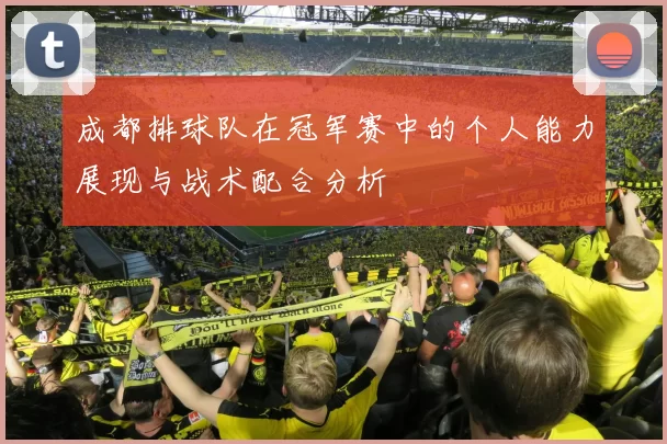 成都排球队在冠军赛中的个人能力展现与战术配合分析